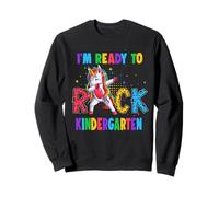 Ready To Rock Kindergarten Dabbing Unicorn Back To School Sudadera