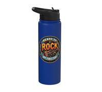 Ready To Rock My First Day Of School Stainless Steel Insulated Water Bottle