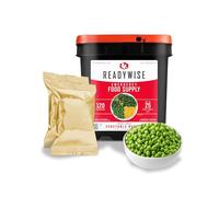 ReadyWise, 120 raciones, Cubo de Verduras, Brócoli, Maíz Dulce, Judías Verdes, Guisantes, Liofilizados, 25 años de caducidad, Alimentos de Emergencia