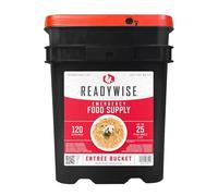 ReadyWise, 120 raciones, sólo almuerzo y cena, 13 recetas diferentes, cubo para llevar, liofilizado, Hasta 25 Años de Vida Útil, 7 días para 2 personas