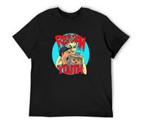 Reagan Youth Men T-Shirt Black Unisex Tops Casual tee L