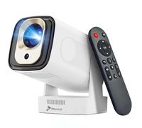 Reagle Mini Beamer Full HD 1080p 4K Upscaling Android WLAN Bluetooth Auto Focus 330 ANSI LED Proyector Portátil 130 Pulgadas Keystone HDMI USB Smart TV WLAN Home Cinema Miracast