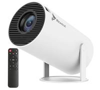 REAGLE R-Movielum-P10 - Mini proyector inteligente con Android 13, con soporte giratorio de 180°, soporte de Full HD y 4K 2 GB + 16 GB 150 pulgadas, 260 ANSI, mando a distancia de cine en casa ± 40°