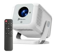 Reagle R-MOVIELUM-P31 - Proyector Full HD 1080p 4K upscaling, 420 ANSI LED Proyector Portátil 130 Pulgadas, Android 14 Wi-Fi 6 Bluetooth 5.4 Auto Focus Keystone HDMI USB Smart TV 180° Giratorio Home