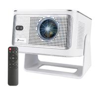 Reagle R-MOVIELUM-P41 - Proyector Full HD 1080p 8K upscaling, 900 ANSI LED Proyector Portátil 140 Pulgadas, Android 14 Wi-Fi 6 Bluetooth 5.4 Auto Focus Keystone HDMI USB Smart TV 180° Giratorio Home