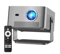 Reagle R-MOVIELUM-P70 Proyector con Google TV Integrado Full HD 1080P Nativo Compatible 4K 1100 ANSI LED 140 Pulgadas WiFi 5 Bluetooth 5.1 Enfoque Automático Keystone HDMI USB Cine en Casa