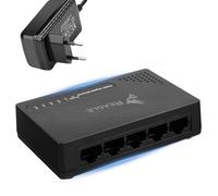 REAGLE Switch LAN 5 Puertos Ethernet Gigabit 1 Gbps RJ45 - No gestionado - Unmanaged 10/100/1000 Mbps - Plug & Play - 10 Gbps de Rendimiento
