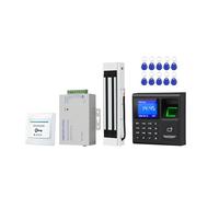ReaIOKbii Access Contro KT 125Ktz RFID Keypad System with 10 kg Magnet Door Lock Power Suppy, Ext Buton 10 Key Fobs, Standalone Door Enty System for Home, Office & Warehouse