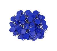 ReaIOKbii Blue Waterproof ABS 13.56MH2 IS014443A M1 Classic NFC RFID Token, llavero RFID, etiqueta RFID (50)