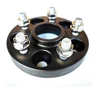 reajuste cubo rueda Para Koleos 2008+ Año 2PCS 5 * 114.3|5x4.5"|66.1mm|12 * 1.25|50mm/2inch Hub Centric Adapter Spacers(Black)