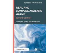Real and Complex Analysis: Volume 1 (Textbooks in Mathematics)