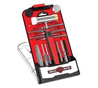 Real Avid Accu-Punch Set con Martillo y Quita-Pernos de Cabeza Redonda