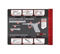 Real Avid Glock Smart Mat - Tapete 48x41cm con Instrucciones para Glock - Bandeja Magnetica Incluida