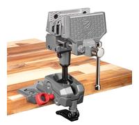 Real Avid Vise - 360° Swiveling Bench Vise for Optimal Positioning, Versatile Applications, 5" Jaw Width Vise for Cleaning, Maintenance, Woodworking & More High-Torque Applications up to 100 ft-lb