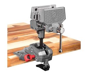 Real Avid Vise - 360° Swiveling Bench Vise for Optimal Positioning, Versatile Applications, 5" Jaw Width Vise for Cleaning, Maintenance, Woodworking & More High-Torque Applications up to 100 ft-lb