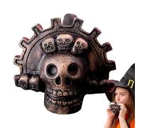 Real Aztec Whistle - Loud Whistle Aztec | Skull Screaming Whistle Aztec, New Desighn Screaming Azetc Death Whistle, Halloween Skull Aztec Death Whistle, Modern Aztec Skull War Whistle
