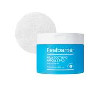Real Barrier Aqua - Almohadilla de ampolla relajante, 70 almohadillas, suero facial de ácido hialurónico, alivio del enrojecimiento para pieles sensibles, hidratante facial para piel seca, extracto de