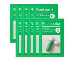 Real Barrier - Cica Relief Rx Fade In Serum Mask - 10pcs