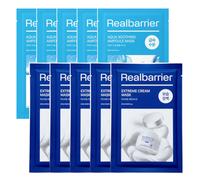 Real Barrier - Extreme Cream + Aqua Soothing Ampoule Mask Set