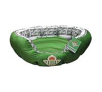 REAL BETIS BALOMPIÉ - Cama para Mascotas, Perros, Gatos, Conejos, Talla L, 3 Tamaños Disponibles, Forma de Estadio, Cojín Independiente, Producto Oficial (CyP Brands)