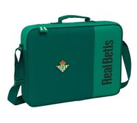 REAL BETIS BALOMPIÉ - Cartera Extraescolares, Maletín Portatodo, Bandolera, Cómoda y Versátil, Calidad y Resistencia, 38x6x28 cm