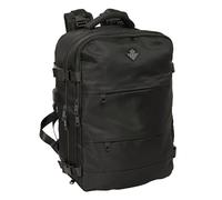 REAL BETIS BALOMPIE - Mochila de Viaje en Cabina, para Portátil 15,6'', Ideal para Jóvenes de Diferentes Edades, Cómoda y Versátil, Calidad y Resistencia, 29x19x44 cm