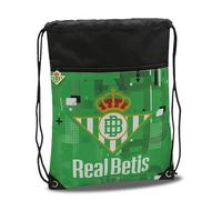 Real Betis Balompié- Mochila saco, Cuerdas, Bolsa, Color verde, Producto oficial (CyP Brands)