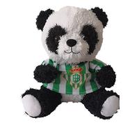 Real Betis Balompié- Osito de Peluche, Peluche, Juguetes, Oso con Camiseta, Fútbol, Color Blanco y Negro, Producto Oficial (CyP Brands)