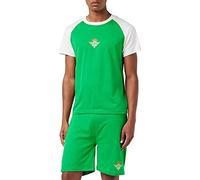 Real Betis Balompié Pijama Verano 2019 RB Conjuntos, Multicolor Verde/Blanco, Small (Tamaño del fabricante: S) para Hombre