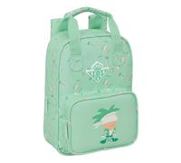 REAL BETIS BALOMPIÉ PREESCOLAR - Mochila Infantil, Adaptable con Asas, Tejido Reciclable, Ideal para Niños de Diferentes Edades, Cómoda y Versátil, Calidad y Resistencia, 20x8x28 cm
