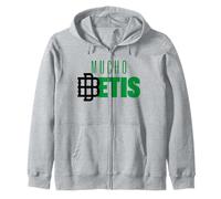 Real Betis Balompié Sudadera con Capucha Unisex Adulto Grey S