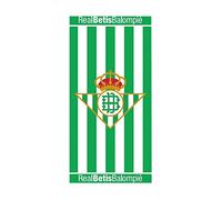 Real Betis Balompié Toalla de Playa Poliester, 70 x 140 cm, 500gr