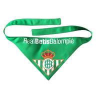 REAL BETIS - Bandana para Mascotas, Perro y Gato, Talla Única, Ajustable y Anudable, Color Verde, Producto Oficial (CyP Brands)