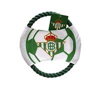 REAL BETIS - Juguete de Cuerda con Pelota para Mascota, para Perro o Gato, Verde y Blanco, Producto Oficial (CyP Brands)