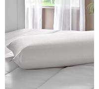 REAL CONFORT Almohada Nucleo 100% Viscoelastica | Libera Presion Cervical | Doble Funda con Cremallera | Fabricado en España | Termoregulable | Anti acaros y Anti bacterias | 150 cm