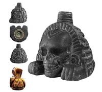 Real Death Whistle - 125 dB Ware Skull Whistle Authentic Human Sounding for halloween party supplies kids adults youth keepsake haunted hous Camping defense