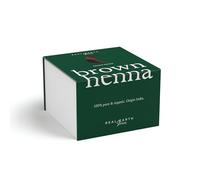 Real Earth - Brown Henna - Tinte de Henna - 100% orgánica y natural - Barros para teñir el pelo - Cabellos castaños oscuros - Coloración Natural - Cosmética ayurvédica - Vegana - Sin amoniacos - 250gr