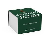 Real Earth - Henna 100% orgánica y natural Tinte de henna - Tinte natural - Barros para teñir el pelo - Coloración Natural - Cosmética ayurvédica - Vegana - Tinte Sin amoniacos - 250gr (Castaño Claro)