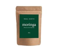 Real Earth Stories - Moringa en polvo 250g - 100% natural y organico - Fuente alta de proteina - Cabello fuerte