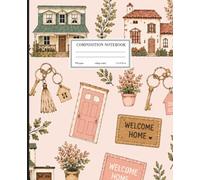 Real Estate Composition Notebook: Pink College Ruled Real Estate Agent Journal 7.5 in x 9.25 in 100 lined pages