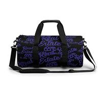 Real Estate Is My Hustle - Bolsa de gimnasio portátil para mujeres y hombres, bolsa de viaje para deportes, bolsa de gimnasio divertida bolsa de yoga
