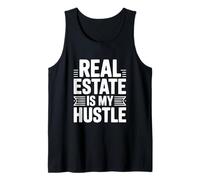 Real Estate is My Hustle - Cita Motivacional Camiseta sin Mangas