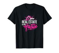 Real Estate is My Hustle Investor Agente inmobiliario Divertido Camiseta