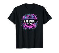 Real Estate is My Hustle Investor Agente inmobiliario Divertido Camiseta