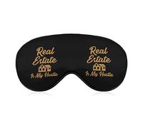 Real Estate is My Hustle Soft Eye Mask Cover Sombreado eficaz Blindfold Comfort Sleep Mask con correa elástica ajustable