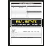 Real Estate Sales Planner and Organizer: Client Management and Productivity Log Book for Realtors, Agents and Brokers
