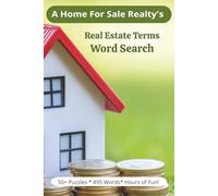 Real Estate Term Word Search: Word Searches with Easy To Read Print about Terms About Real Estate, Mortgages, Financing and More | 6x9 inches, 110 ... Gift for Anyone Buying or Selling a Home