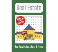 Real Estate Word Search Book: Word Searches with Easy to Read Print. A Fun and Relaxing Gift for the Real Estate enthusiast or Entrepreneur in your ... Holidays, Free Time, or new career.