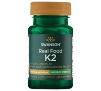 Real Food K-2, 200mcg - 30 cápsulas blandas
