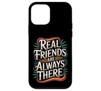 Real Friends Are Always There Lealtad de conexión |- Carcasa para iPhone 12 Mini